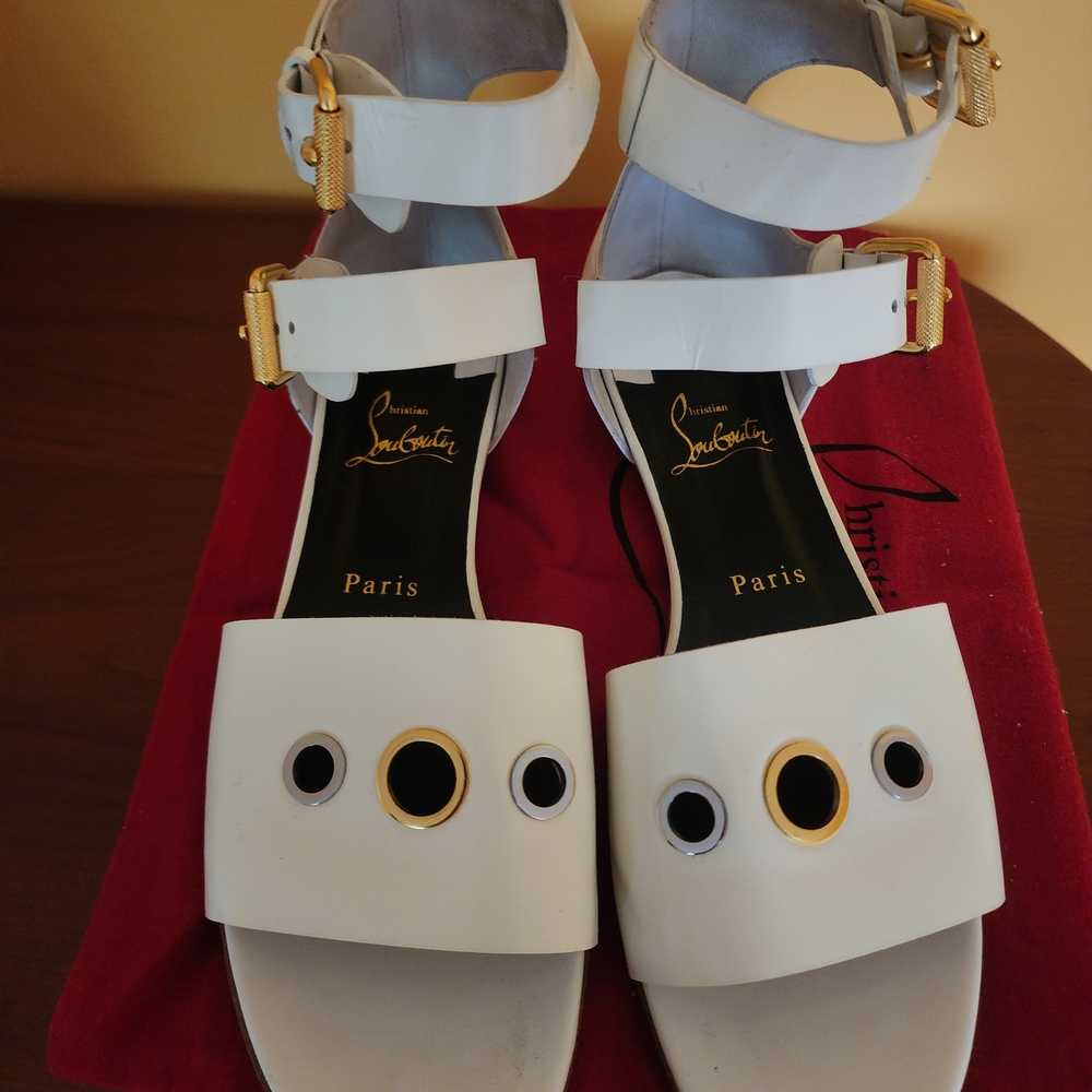 Christian Louboutin SCUBAFLAT FLAT JAZZ CALIF 39.5 - Picture 3 of 10